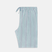 Green And Shadow Pinstripe Pyjama Trousers