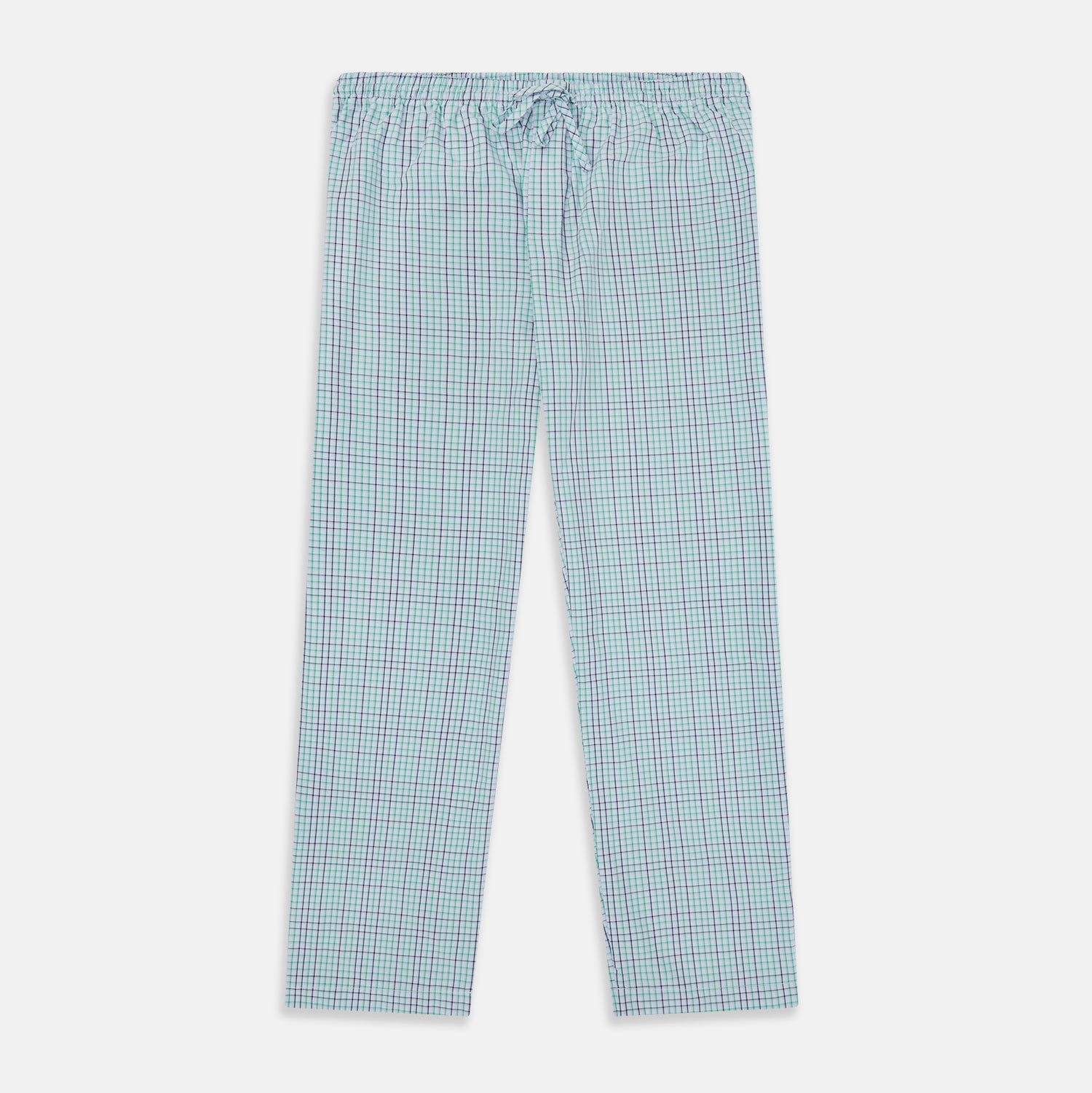 Green And Shadow Check Pyjama Trousers
