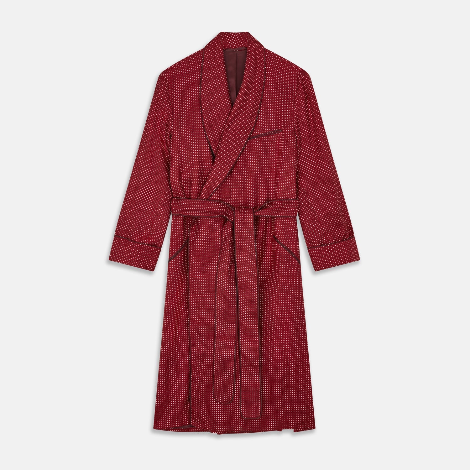 Spot Silk Gown