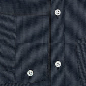 And White Pin Check Piccadilly Shirt