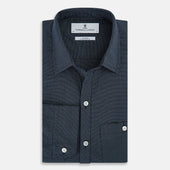 And White Pin Check Piccadilly Shirt