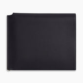 Leather Trifold Card Holder With Metal Money Clip