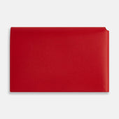Red Leather Trifold Wallet