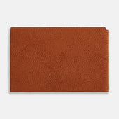 Cognac Full-Grain Leather Trifold Wallet