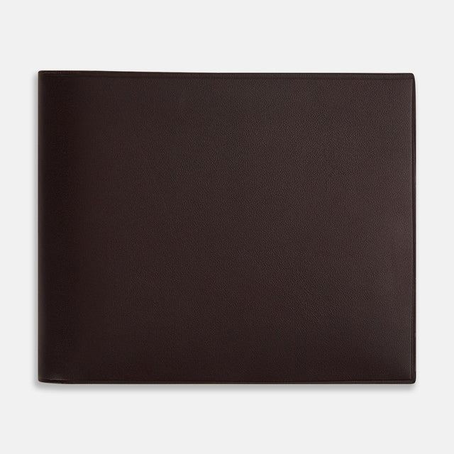 Burgundy Leather Bi-Fold Wallet