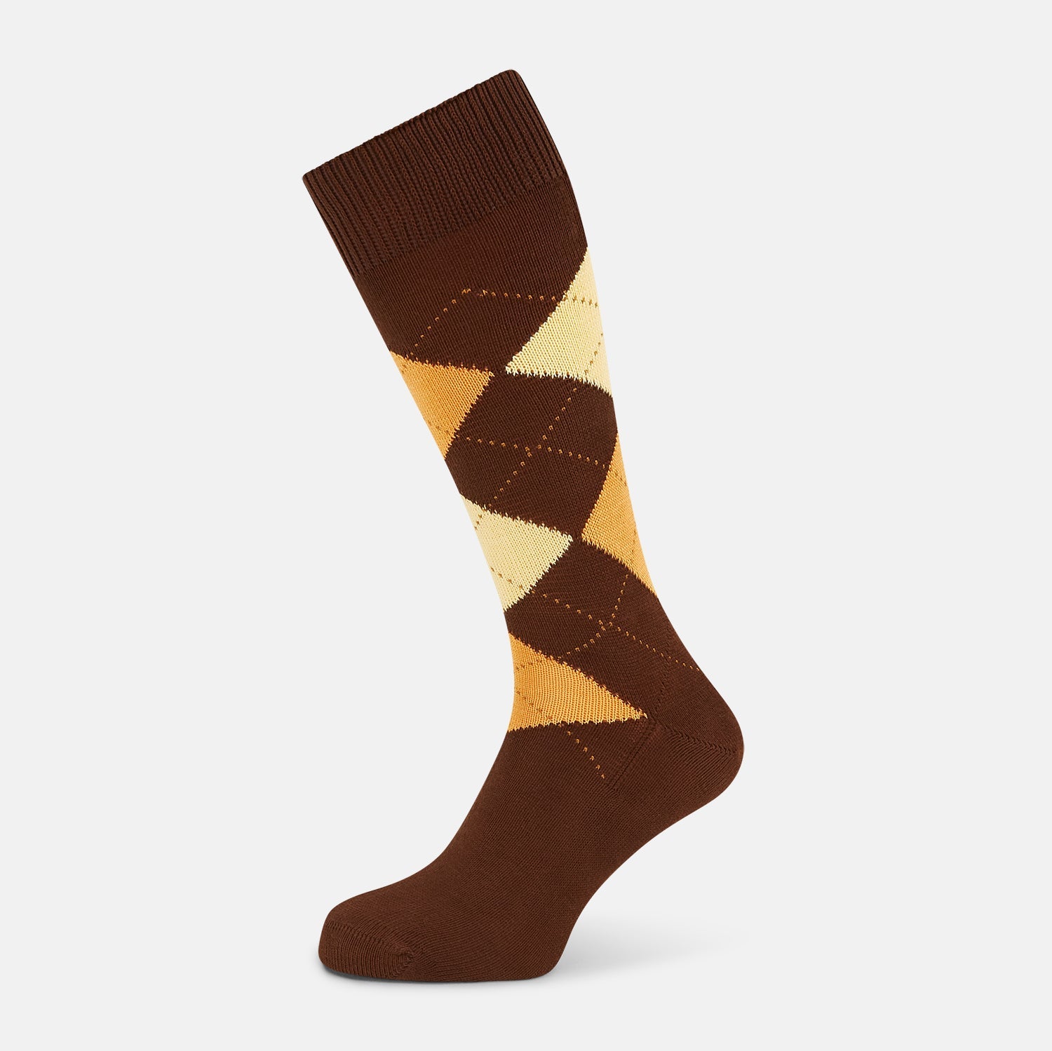 Coffee Check Mid Length Socks
