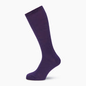 Purple Mid Length Merino Socks
