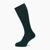 Petrol Green Mid Length Merino Socks