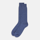 Azzurro Melange Cashmere Length Socks