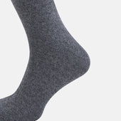 Melange Cashmere Mid Length Socks