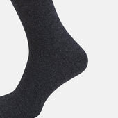 Melange Cashmere Mid Length Socks