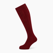 Ribbed Wool Long Socks