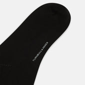 Grey Check Wool Mid Length Socks