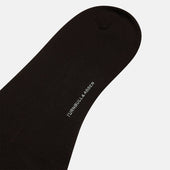 Dark Rust Diamond Wool Long Socks