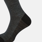 And Grey Wool Long Socks
