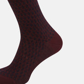 Motif Intarsia Wool Long Socks