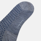 Melange Motif Intarsia Wool Long Socks