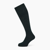 Green Dot Wool Long Socks
