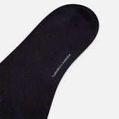 And Red Dot Wool Long Socks