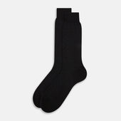 And Grey Dot Wool Mid Length Socks