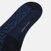 Motif Wool Long Socks