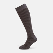 SOCKS WOOL/ CASHMERE LONG PINE CONE