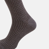 Socks Wool Cashmere Long Pine Cone