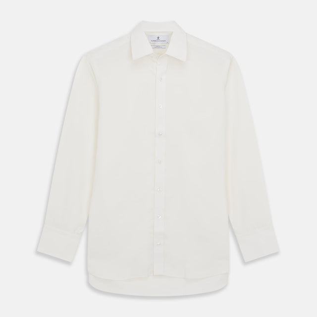 Cream Silk Mayfair Shirt