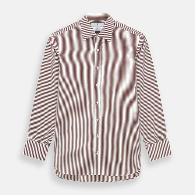 Burgundy Halo Stripe Winston Shirt