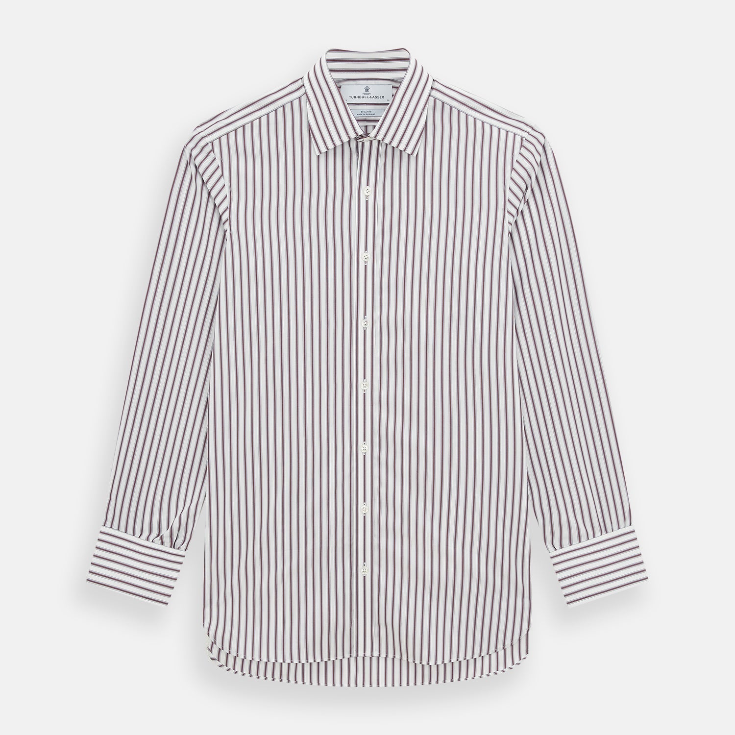 Burgundy Track Stripe Winston Shirt