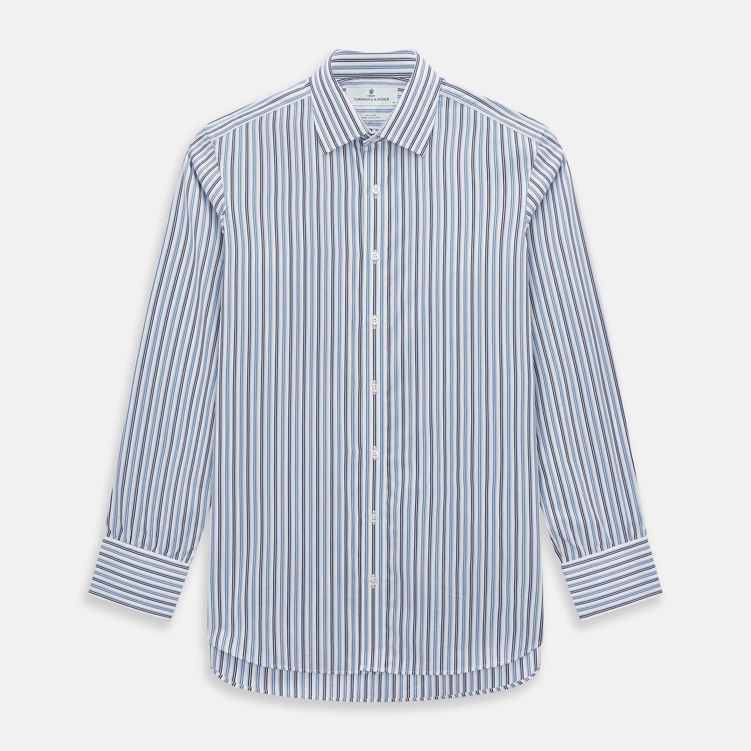And Navy Multi Stripe Mayfair Shirt