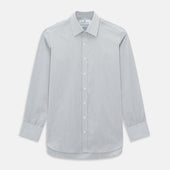 Navy Ripple Double Pinstripe Mayfair Shirt
