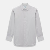 Brown Ripple Double Pinstripe Mayfair Shirt