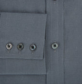 Grey Pin Check Mayfair Shirt