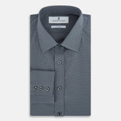 Grey Pin Check Mayfair Shirt