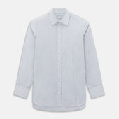 Navy Pair Stripe Mayfair Shirt