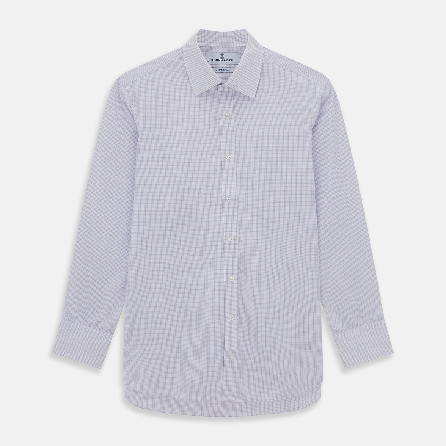 Red and Blue Tattersall Check Mayfair Shirt