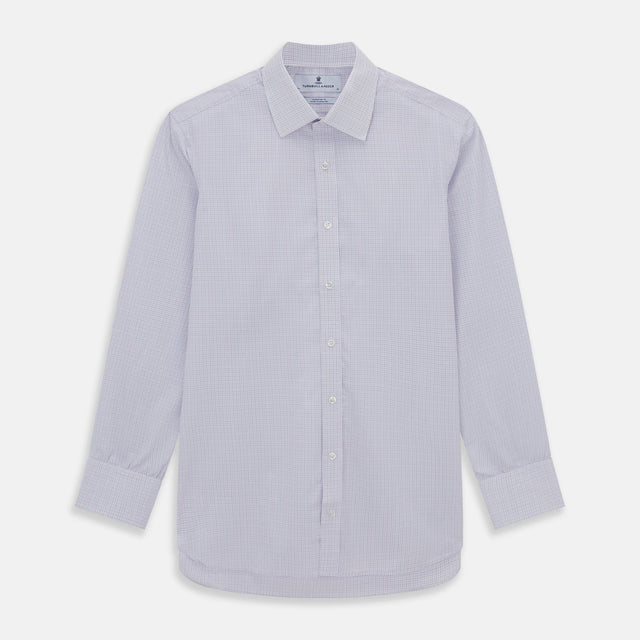 Red and Blue Tattersall Check Mayfair Shirt