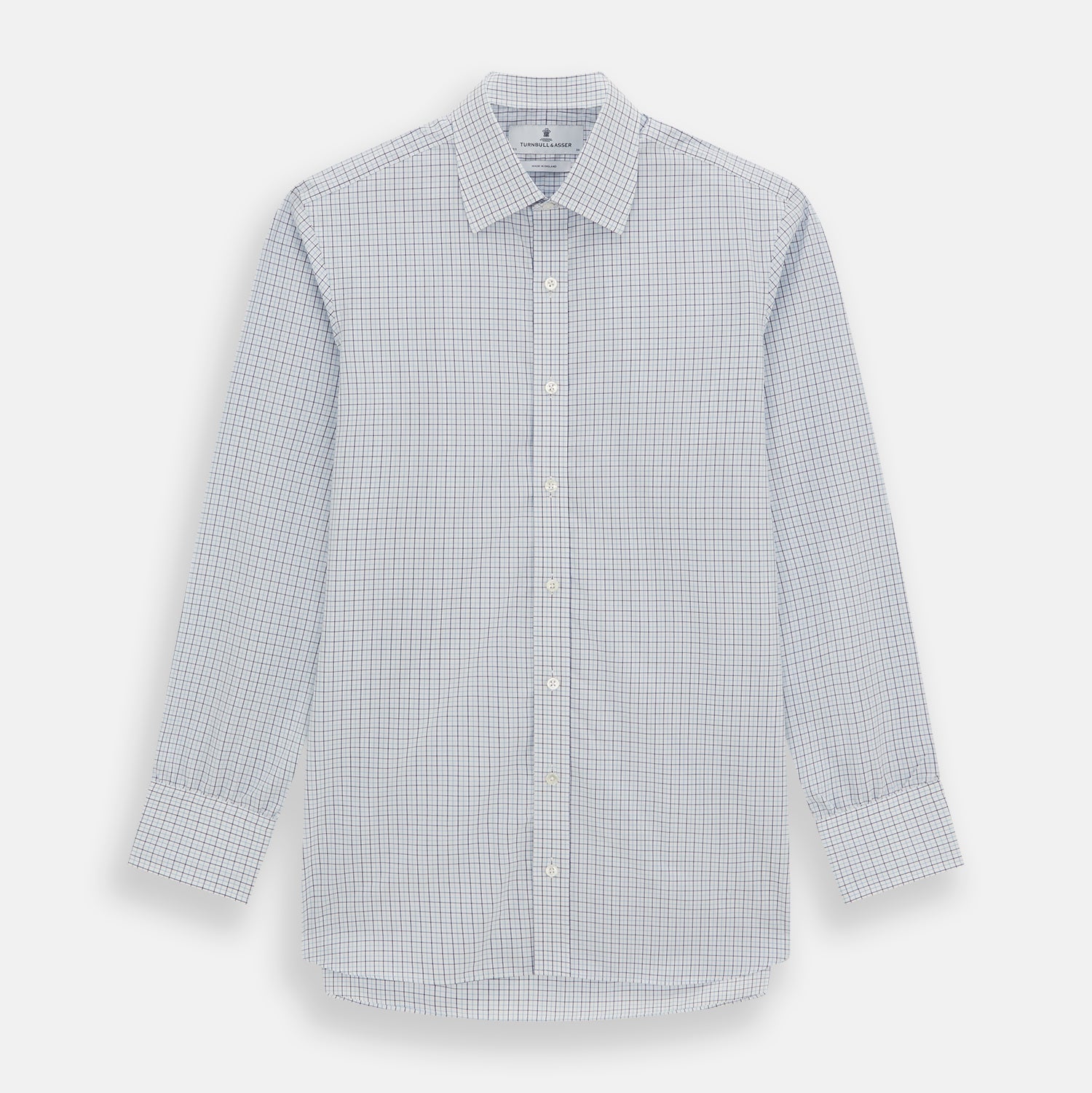 Blue Double Graph Check Mayfair Shirt