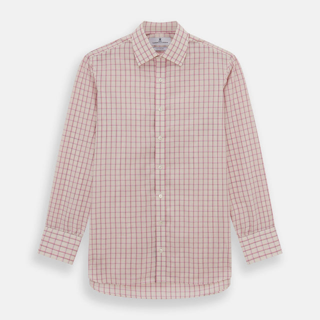 Pink Shadow Check Mayfair Shirt