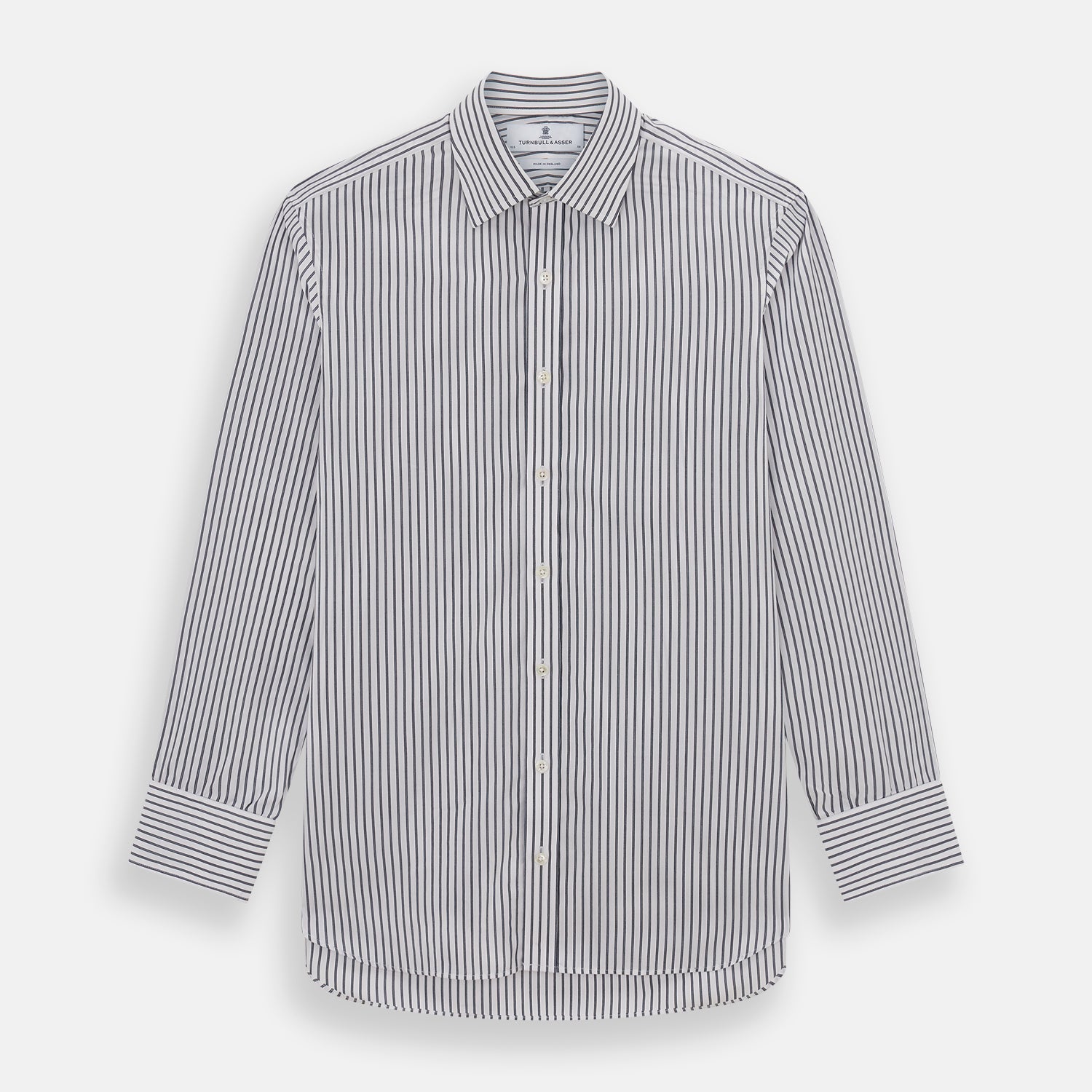 Midnight Blue Halo Stripe Mayfair Shirt