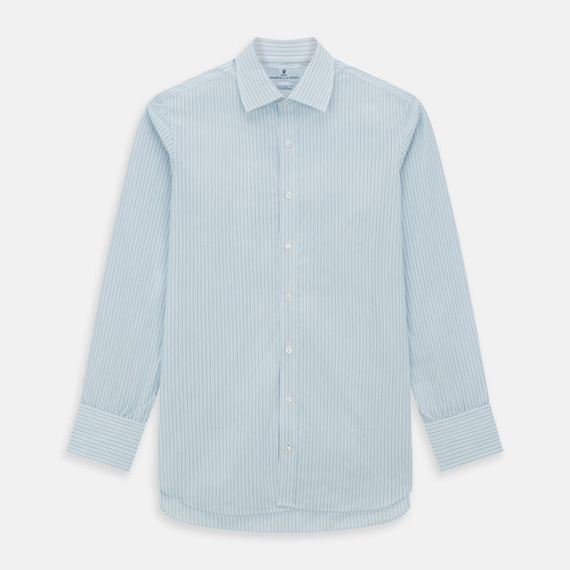 Blue Multi Pinstripe Mayfair Shirt