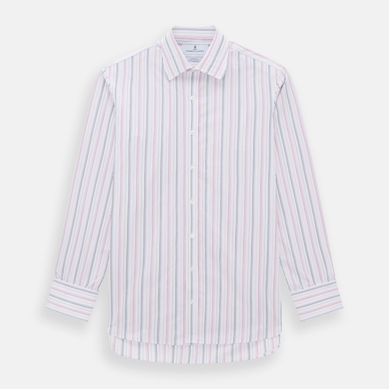Pink and Blue Multi Stripe Mayfair Shirt