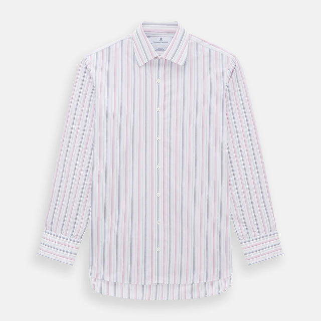 Pink and Blue Multi Stripe Mayfair Shirt