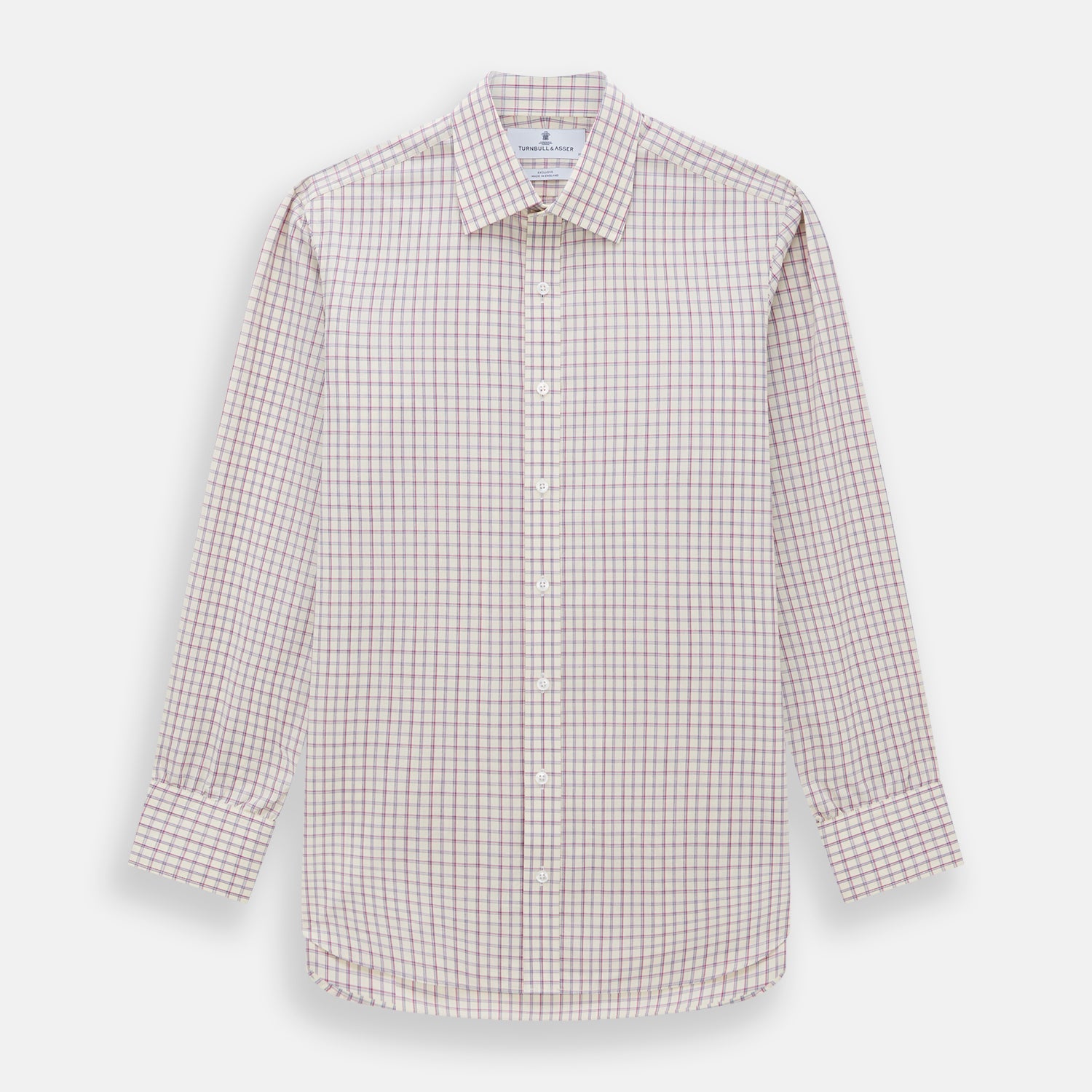 Pink Multi Check Mayfair Shirt