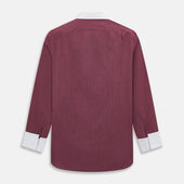Pinstripe Shirt With Contrast Collar Cuffs