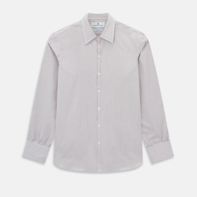 Burgundy Ripple Double Pinstripe Westminster Shirt