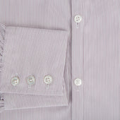 Lilac Ripple Double Pinstripe Westminster Shirt