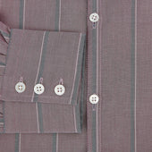 Cerise Red Track Stripe Westminster Shirt