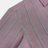 Cerise Red Track Stripe Westminster Shirt
